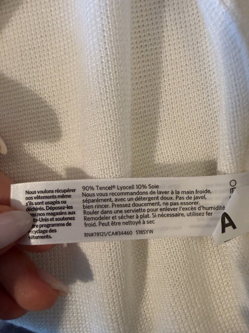 NEW Eileen Fisher Long Line Duster Open Front Cardigan Ivory Size M [jb] - Picture 4 of 5
